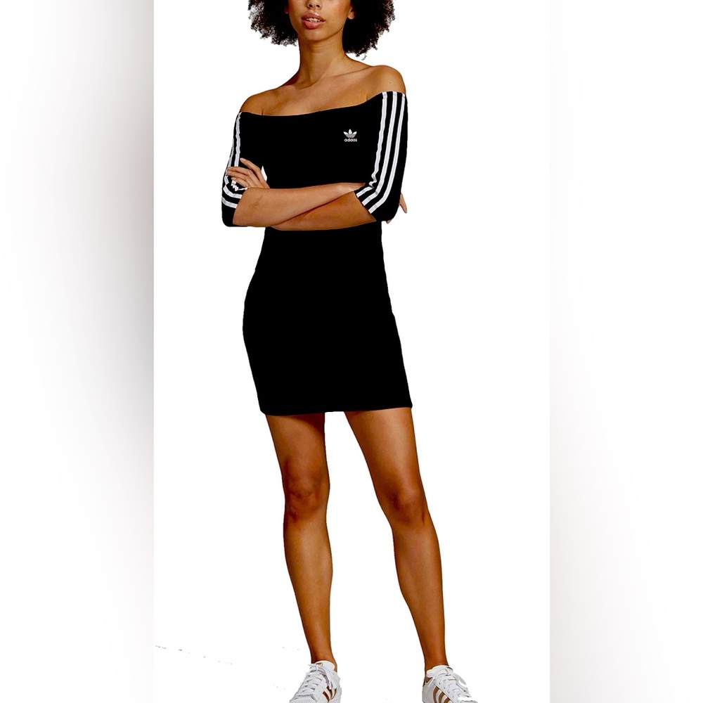 Off the shoulder Adidas dress - almost new